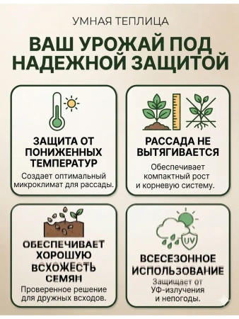Укрывной материал Грядка в порядке двойная защита с УФ стабилизатором бело-красный 60 г/м2, 1,6 х 5 м Благодатное Земледелие